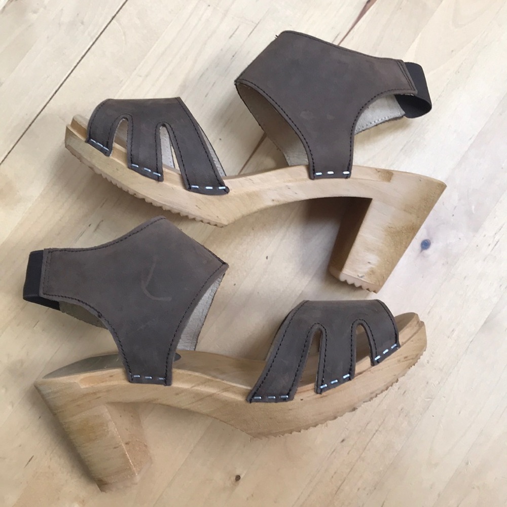 Swedish clogs open toe sandals made in Sweden